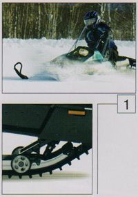 Демпфирование амортизатора снегохода Yamaha BR 250 T