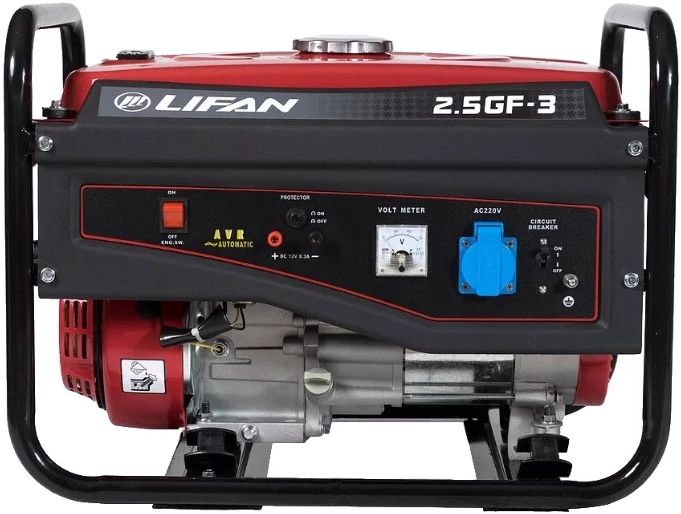 Генератор бензиновый Lifan 2.5GF-3. Техническая характеристика. Продажа .