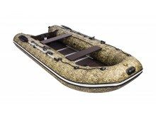 Надувная лодка Ривьера Компакт 3600 СК камуфляж камыш