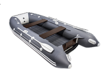 Надувная лодка Таймень 3600 НДНД графит/светло-серый
