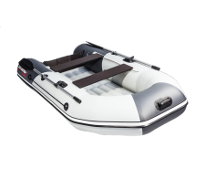 Надувная лодка Таймень NX 2800 НДНД комби светло-серый/графит