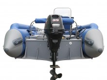 ������ RIB ����� Tornado 430S Fi ���������� �� ��������� ����� �� 40 ��������� ���, ����������� ������� �������� � �������� ������������� �� ����.