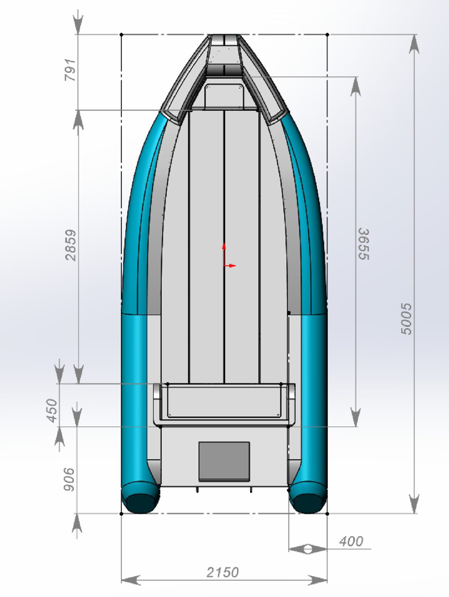 ������������� ����� Angler Tornado 500 Fi ������ 5 ������ � ������� 215 �� ����� ���������� ������ 360 �� 135 �� ��� ����������� ���������� ���� ������� � ������ �� 500 ��.