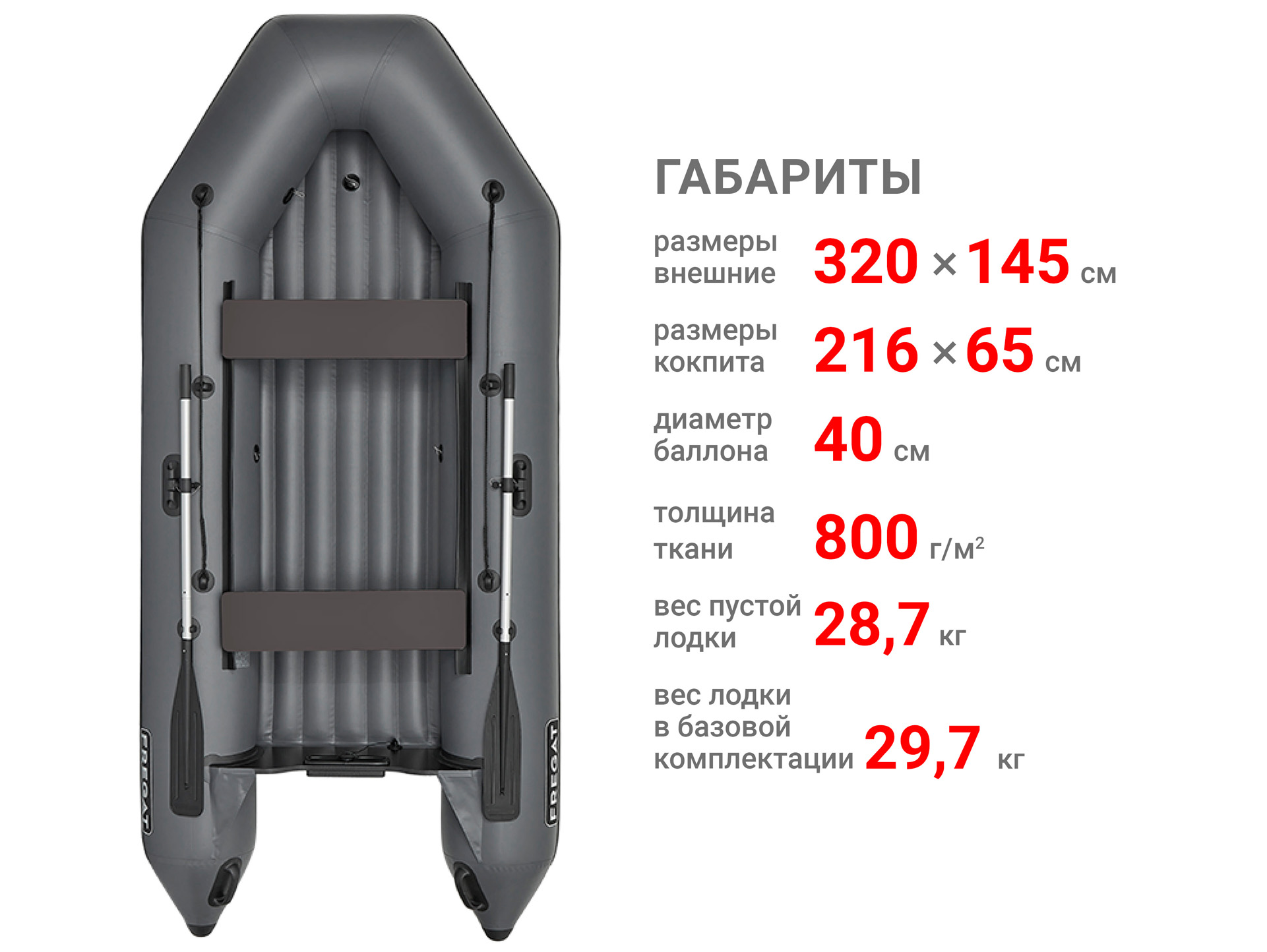 � ��������� ������� �� 9.8 �.�. �������� ����� FREGAT 320E NDN ��������� ������������ �������� 30 ��/� � ��������� V-��������� ��� ���������� ����� �����.