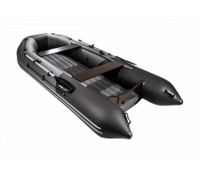 Надувная лодка Таймень NX 3800 НДНД pro Графит/черный