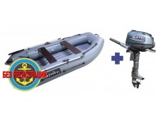 Надувная лодка Адмирал 290 НДНД   + Sea-Pro F 6 S - это четырёхтактный лодочный мотор с ручным стартером, 6 л.с., является китайским подвесным мотором и для лодок и катеров, которые используются при троллинговой рыбалке. Купить в магазине.