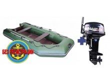 Надувная лодка АКВА 3200 СK   + Лодочный мотор Marlin Proline MP 9.9 AMHS Force (20 л.с.)