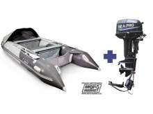   Gladiator Professional D 370 AL   +   Sea-Pro T 30 S&E