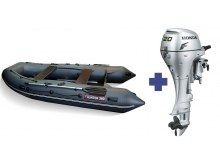Надувная лодка Хантер 360   + Лодочный мотор Honda BF 20 DK2 SHSU