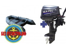�������� ����� Reef 325 ��   + �������������� �������� ����� Sea-Pro F9.8S - �������� ������ Tohatsu � ���������� �����������. ���������� �������� �� ������!