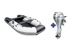 Надувная лодка Ривьера 3600 НДНД килевая   + Лодочный мотор Honda BF 15 DK2 SHU
