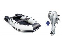 Надувная лодка Ривьера 3600 НДНД килевая   + Лодочный мотор Honda BF 20 DK2 SHSU