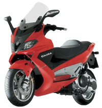 Итальянский скутер Gilera Nexus 500 . Увеличить изображение...