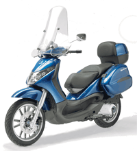 Итальянский скутер Piaggio Beverly 125. Увеличить изображение...