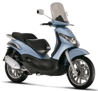 Итальянский скутер Piaggio Beverly 250. Увеличить изображение...
