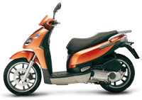 Итальянский скутер Piaggio Carnaby. Увеличить изображение...