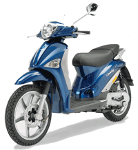 Итальянский скутер Piaggio Liberty 50 2T. Увеличить изображение...