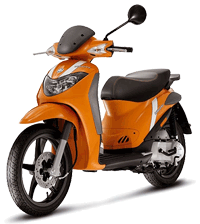 Итальянский скутер Piaggio Lyberty S. Увеличить изображение...