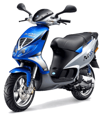 Итальянский скутер Piaggio NRG. Увеличить изображение...