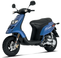Итальянский скутер Piaggio Typhoon. Увеличить изображение...