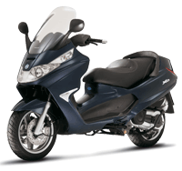 Итальянский скутер Piaggio X8. Увеличить изображение...